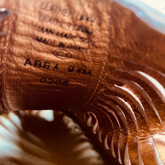 Bridget Shuster Designer Women's "Abba" Metallic Leather Clog Mules Sz 9.5 (NEW) - Picture 8 of 14